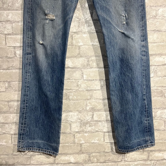 36x36 Vintage 90s Y2K Levi's 501 Button Fly Mexico Medium Wash Dad Jeans *Flawed - Picture 5 of 16